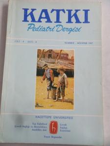 Katkı Pediatri Dergisi 1987 / 4