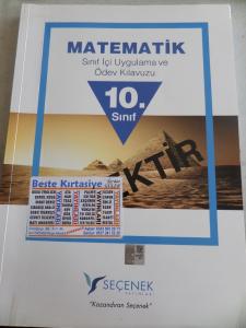 10. Sınıf Matematik Sınıf İçi Uygulama ve Ödev Kılavuzu