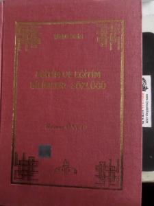 Eğitim ve Eğitim Bilimleri Sözlüğü