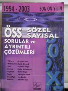 ÖSS Sözel Sayısal Sorular ve Ayrıntılı Çözümleri
