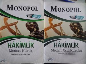 Monopol Hakimlik Medeni Hukuk - Medeni Usul Hukuku / 2 Kitap