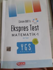 YGS Çözüm DVD'li Expres Test Matematik 1