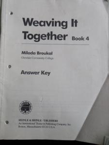 Weaving It Together Book 4 Weaving It Together Book 4