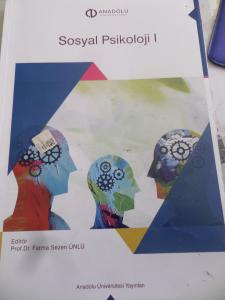 Sosyal Psikolojii 1