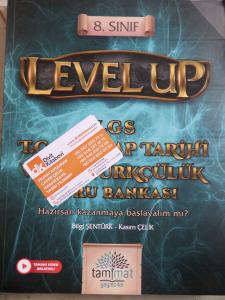 8. Sınıf Level Up LGS T.C. İnkılap Tarihi ve Atatürkçülük Soru Bankası