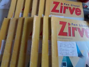 Fen Lisesi Zirve Dergileri / 13 Adet