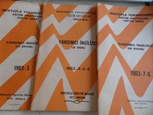 Mektupla Yükseköğretim Eğitim Enstitüleri Ortak Ders / Yardımcı İngilizce ( Ek Branş ) 3-4-5-6-7-8