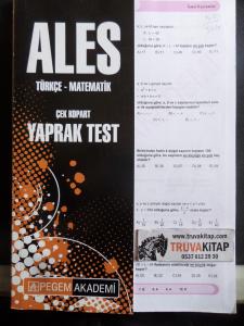 ALES Türkçe - Matematik Çek Kopart Yaprak Test