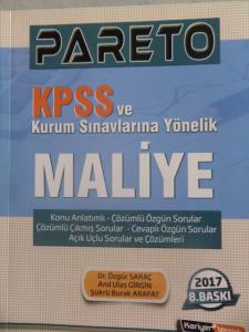 KPSS ve Kurum Sınavlarına Yönelik Maliye