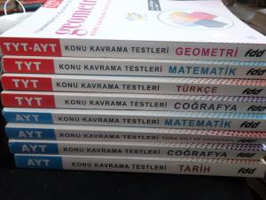 TYT - AYT Konu Kavrama Testleri /  8 Adet