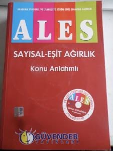 ALES Sayısal - Eşit Ağırlık Konu Anlatımlı CD'li