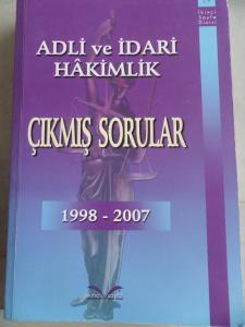 Adli ve İdari Hakimlik Çıkmış Sorular