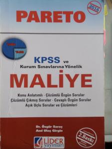 KPSS ve Kurum Sınavlarına Yönelik Maliye