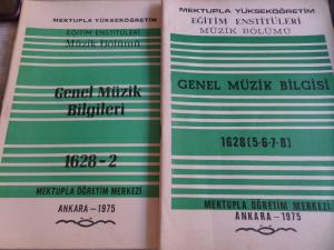 Mektupla Yükseköğretim Eğitim Enstitüleri Müzik Bölümü / Genel Müzik Bilgisi 2/5-6-7-8