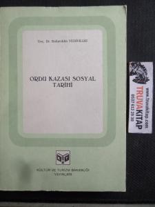 Ordu Kazası Sosyal Tarihi