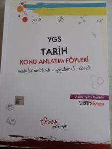 YGS Tarih Konu Anlatım Föyleri
