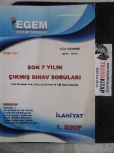 1. Sınıf İlahiyat Son 7 Yılın Çıkmış Sınav Soruları