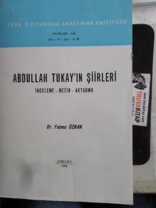 Abdullah Tukay'ın Şiirleri İnceleme - Metin - Aktarma