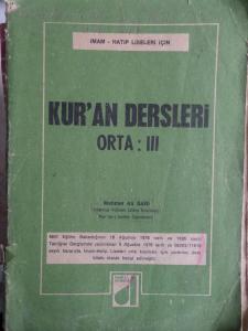 Kur'an Dersleri Orta III