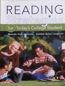 Reading Strategies For Today's College Student