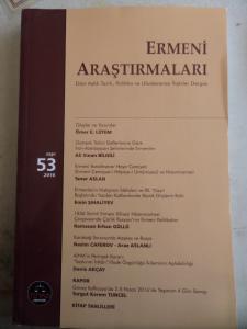 Ermeni Araştırmaları 2016 / 53