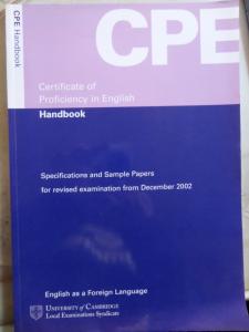 CPE Certificate Of Proficiency in English Handbook