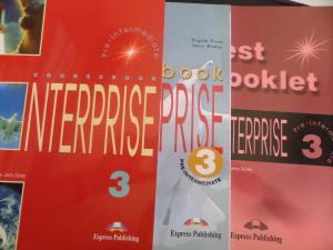 Enterprise 3 Coursebook + Workbook + Test Booklet Enterprise 3 Coursebook + Workbook + Test Booklet
