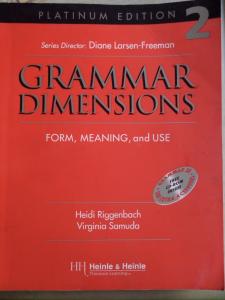 Grammar Dimensions 2 Grammar Dimensions 2