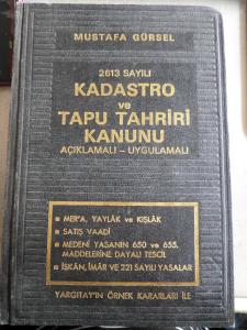 Kadastro ve Tapu Tahriri Kanunu