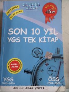 Son 10 Yıl YGS Tek Kitap