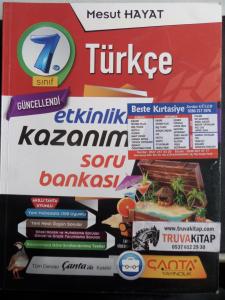 7. Sınıf Türkçe Etkinlikli Kazanımlı Soru Bankası