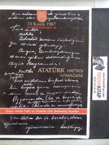 10 Kasım 1987 Atatürk Haftası Armağanı