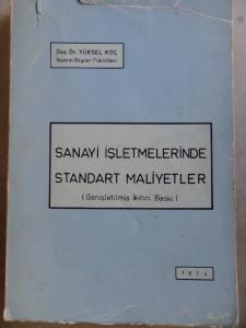 Sanayi İşletmelerinde Standart Maliyetler