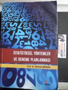 İstatistiksel Yöntemler ve Deneme Planlanması