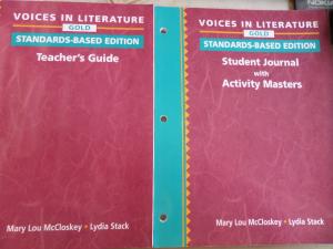 Voices In Literature Gold Teacher's Guide + Student Journal with Activity Masters