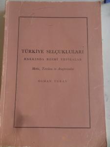 Türkiye Selçukluları Hakkında Resmi Vesikalar