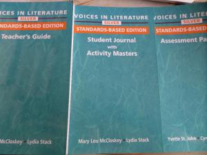 Voices In Literature Silver Teacher's Guide + Assessment Package + Student Journal with Activity Masters