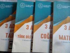 Üniversiteye Hazırlık 3 Adım AYT Kitapları / 4 Adet