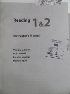 Reading 1&2 Instructor's Manual