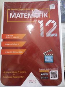 12. Sınıf Matematik Kazanım Merkezli Soru Kitap