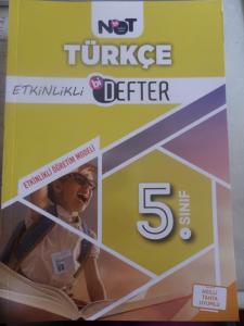 5. Sınıf Türkçe Etkinlikli Bi Defter
