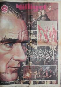 Milliyet Gazetesi 29 Ekim 1973 - Cumhuriyetimiz 50 Yaşında