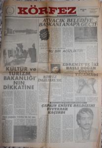 Körfez Gazetesi 4 Aralık 1986 - Ayvacık Belediye Bşkanı Anap'a Geçti