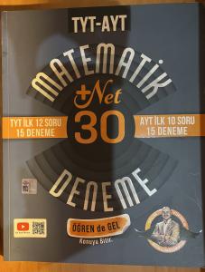TYT-AYT Matematik + Net 30 Deneme