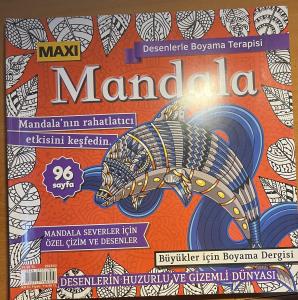 Maxi Mandala 2023 / 02 - Büyükler İçin Boyama Dergisi