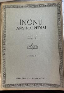 İnönü Ansiklopedisi Cilt V Fasikül 33