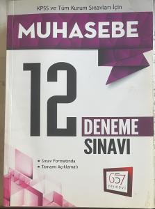 KPSS Muhasebe 12 Deneme Sınavı