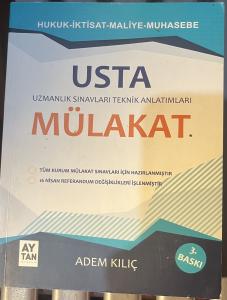 Usta Uzmanlık Sınavları Teknik Anlatımları Mülakat
