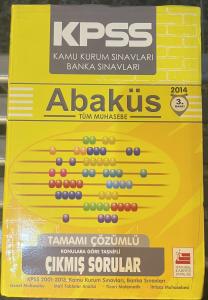 KPSS Abaküs Tüm Muhasebe Tamamı Çözümlü Çıkmış Sorular