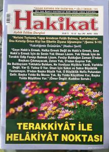 Hakikat Aylık İslam Dergisi 2026 / 392 - Terakkiyat İle Helakiyat Noktası
